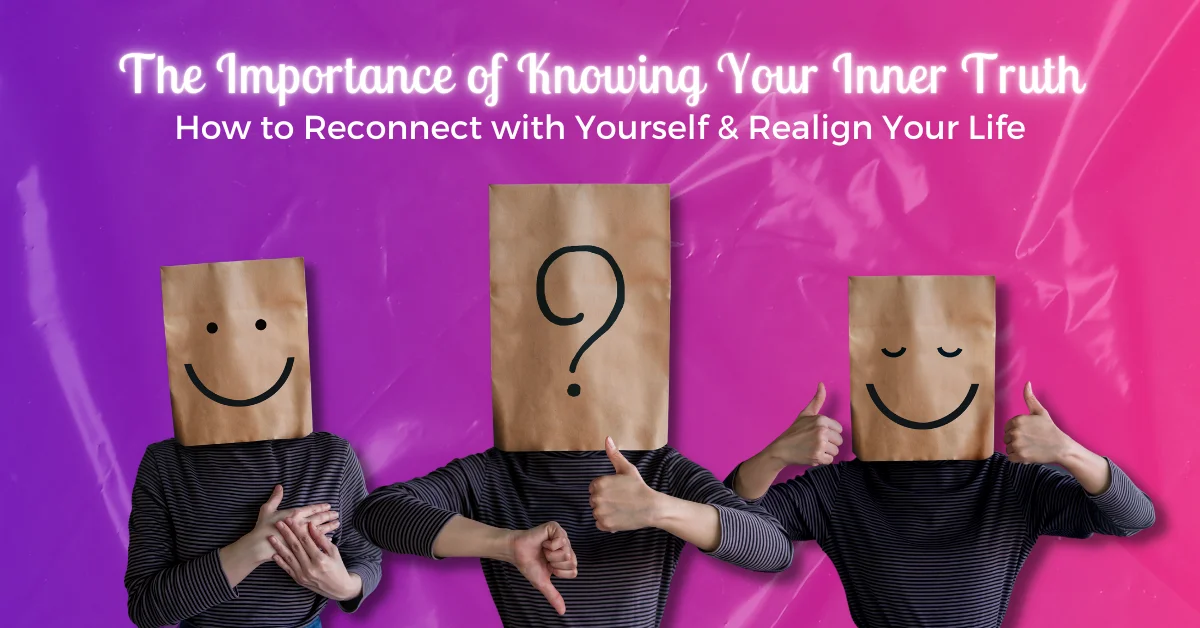 Three people with paper bag faces showing emotions.