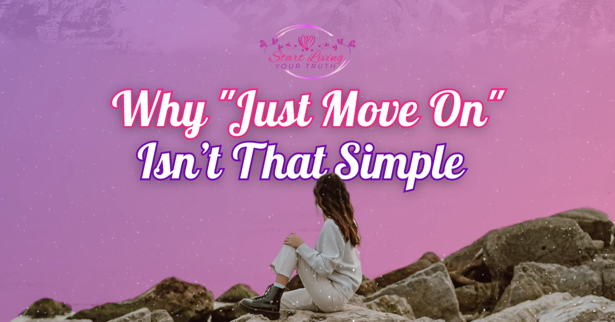 Reflecting on why moving on isn't simple.